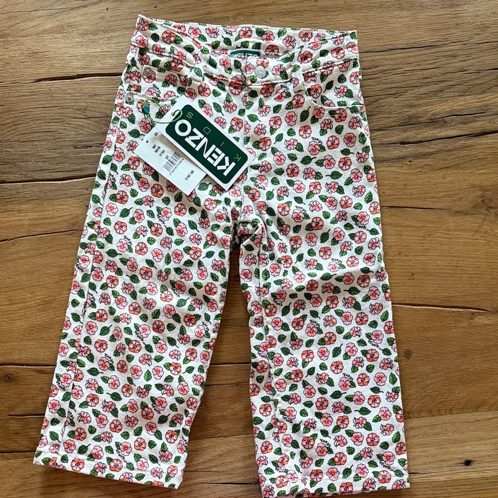 Kenzo Kids Floral Print Pants